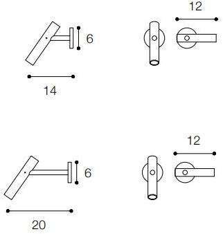 FALPER Смеситель для умывальника настенный из нержавеющей стали на 2 отверстия Cilindro sun-id-1366434 - Вид №2