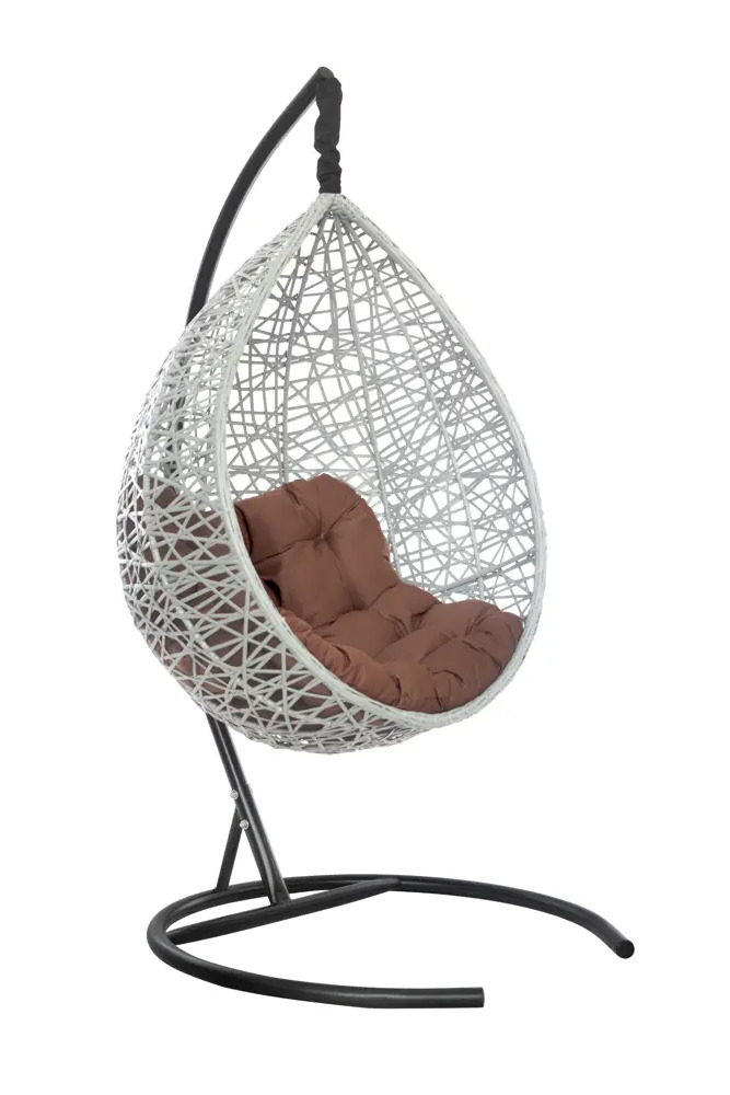 91732876 Кресло подвесное Laura outdoor VLC-502 Valencia 1-но местные до 130 кг серый/серебристый STLM-0955202