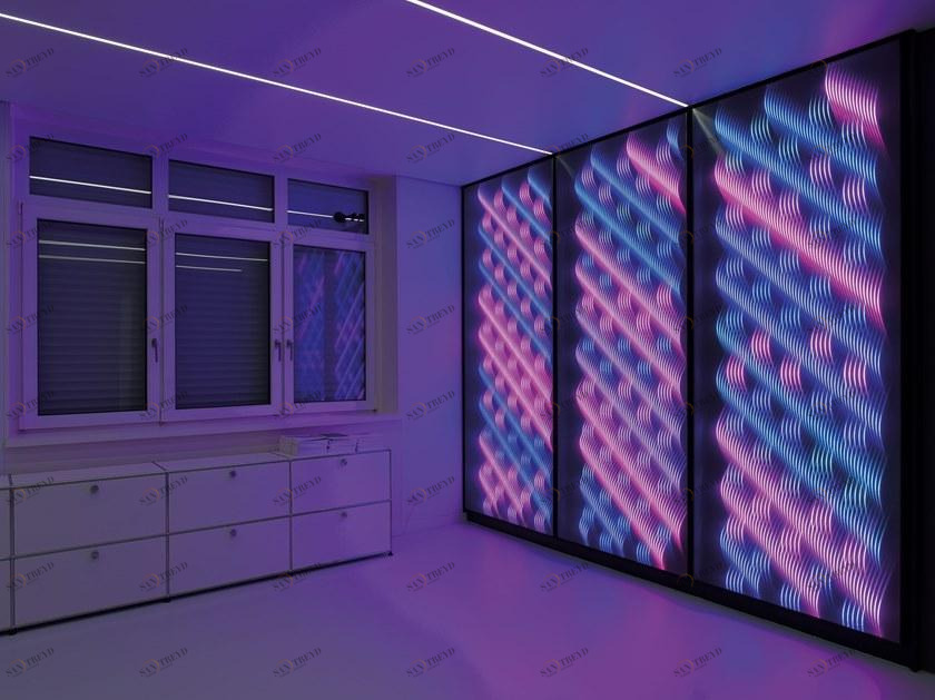 BARRISOL Натяжная стена из полимера с подсветкой для интерьеров sun-id-1502708