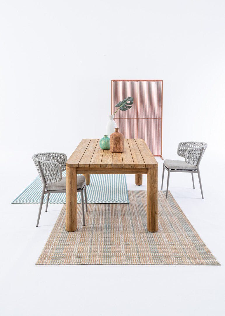 Прямоугольный садовый стол из тикового дерева BIZZOTTO MAVERICK ARCH-00134116 - Вид №7