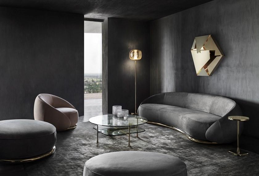 GHIDINI1961 Круглый журнальный столик из нержавеющей стали Opera sun-id-1449096 - Вид №7