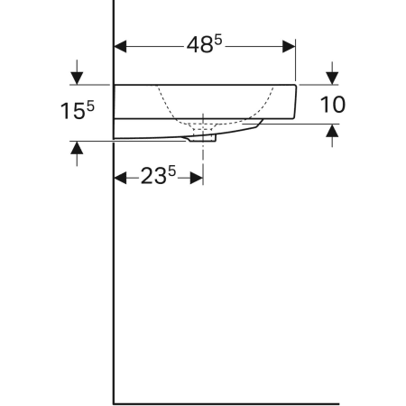 124063000 Раковина Geberit iCon Geberit  - Вид №35