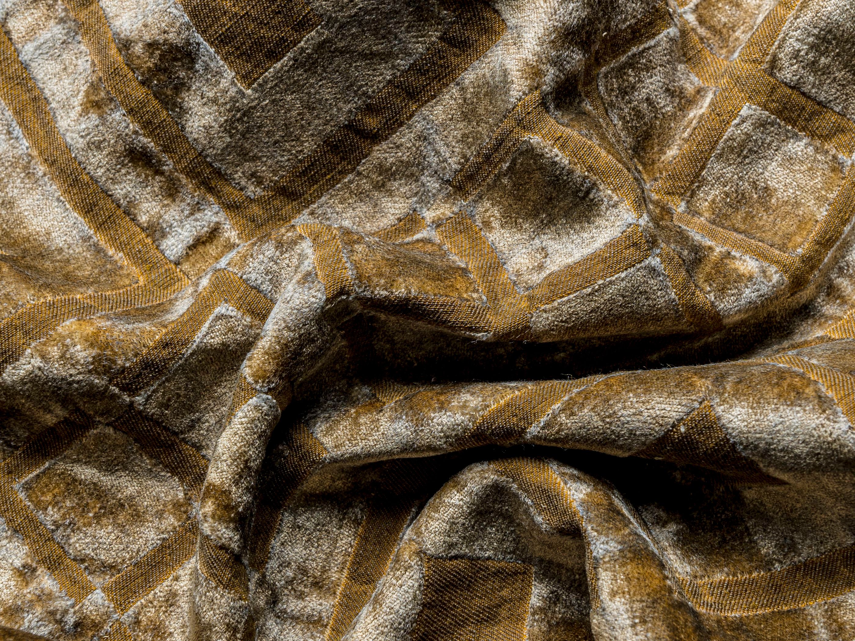 Жаккардовая ткань из вискозы, хлопка и льна с графическим рисунком The House of Lyria GARNATILLA ARCH-00133607