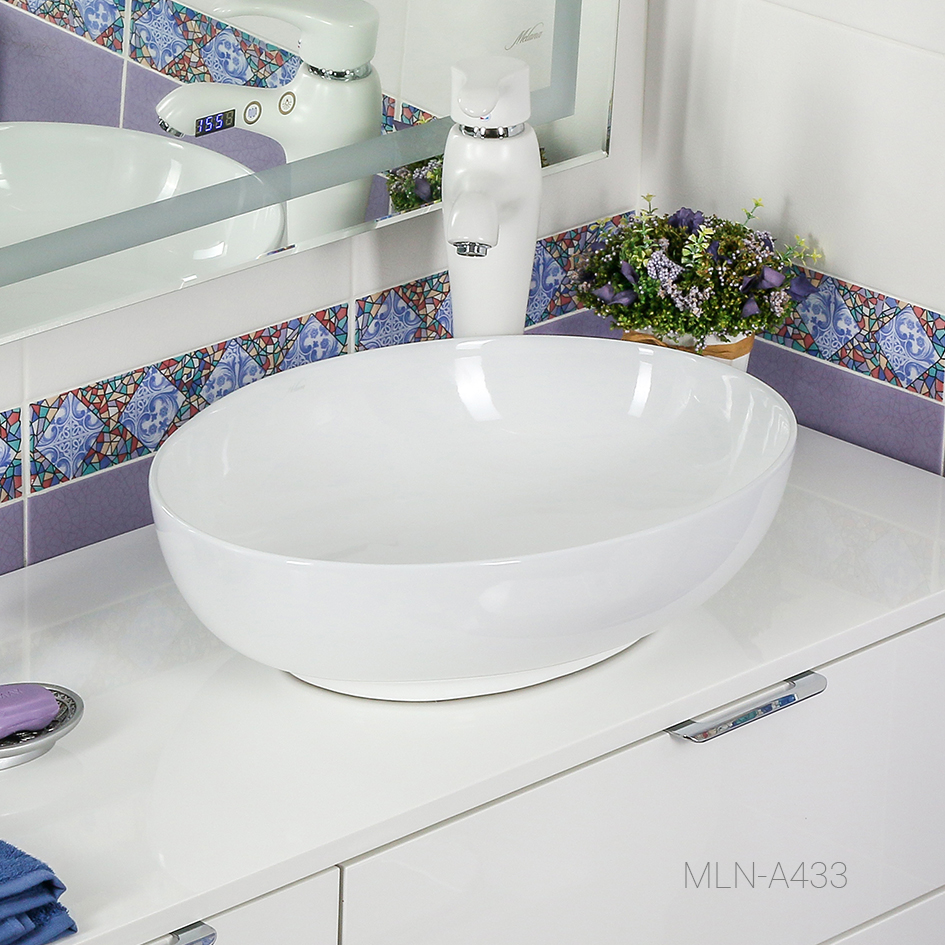 Накладная раковина melana mln-a433 A433-803 - Вид №4
