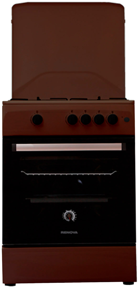 9956081 Газовая плита RENOVA SG6G-BR коричневый STDN-0046649