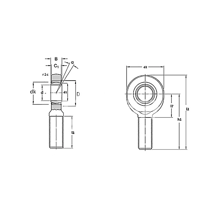 IS2569 Шарнирный наконечник SA15C ISKRA  - Вид №1