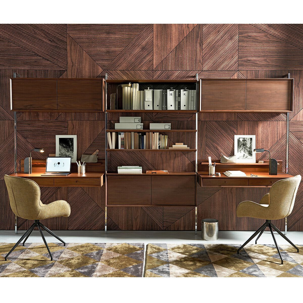 Секционный книжный шкаф из шпона AMPM ARCHIVITA ARCH-00012455 - Вид №4