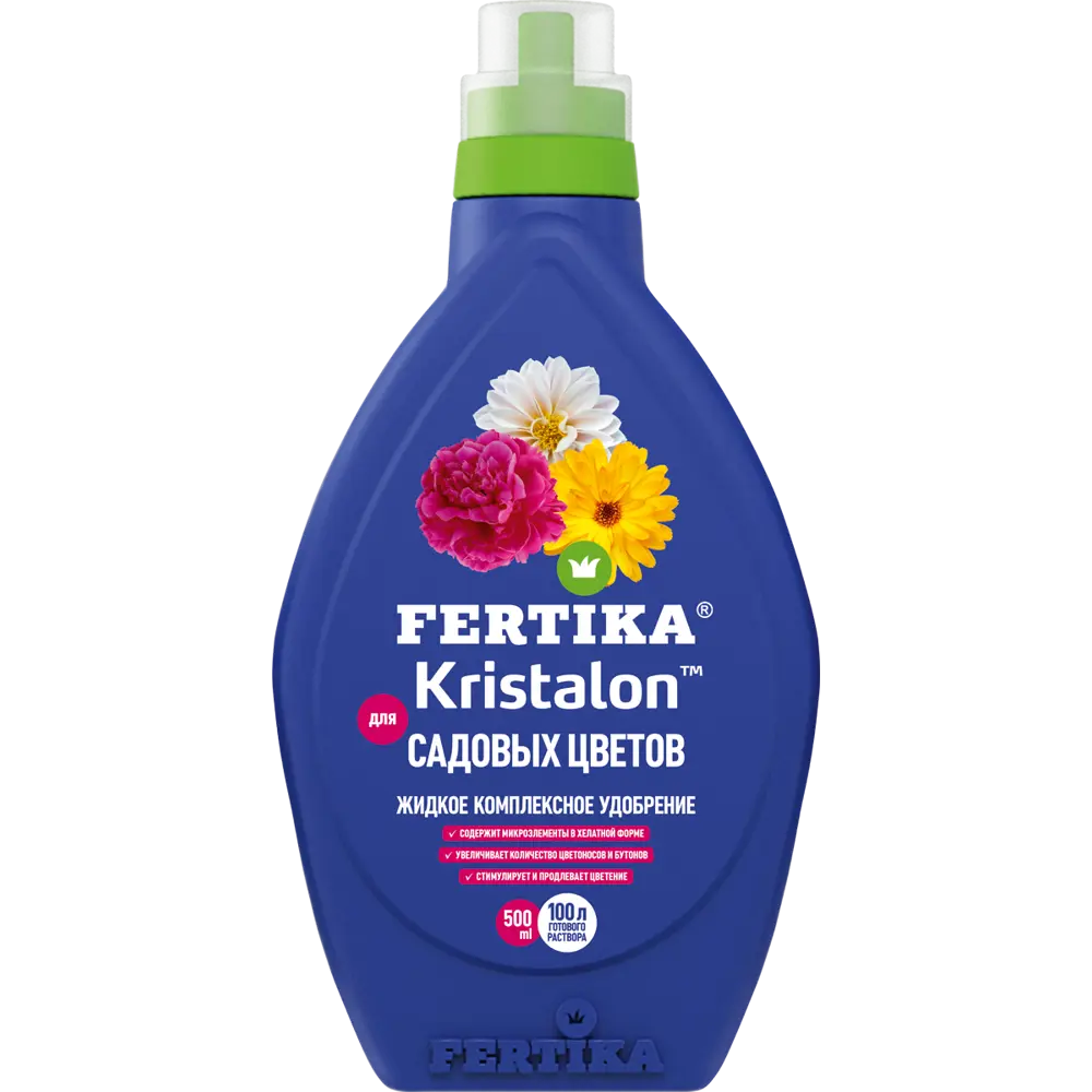 FERTIKA Кристалон — жидкое удобрение для пышного цветения садовых растений 18415669 STLM-0010726