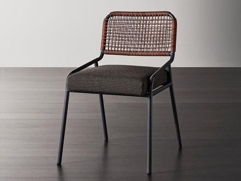 Meridiani Стул из ткани и кожи sun-id-1373339 - Вид №1