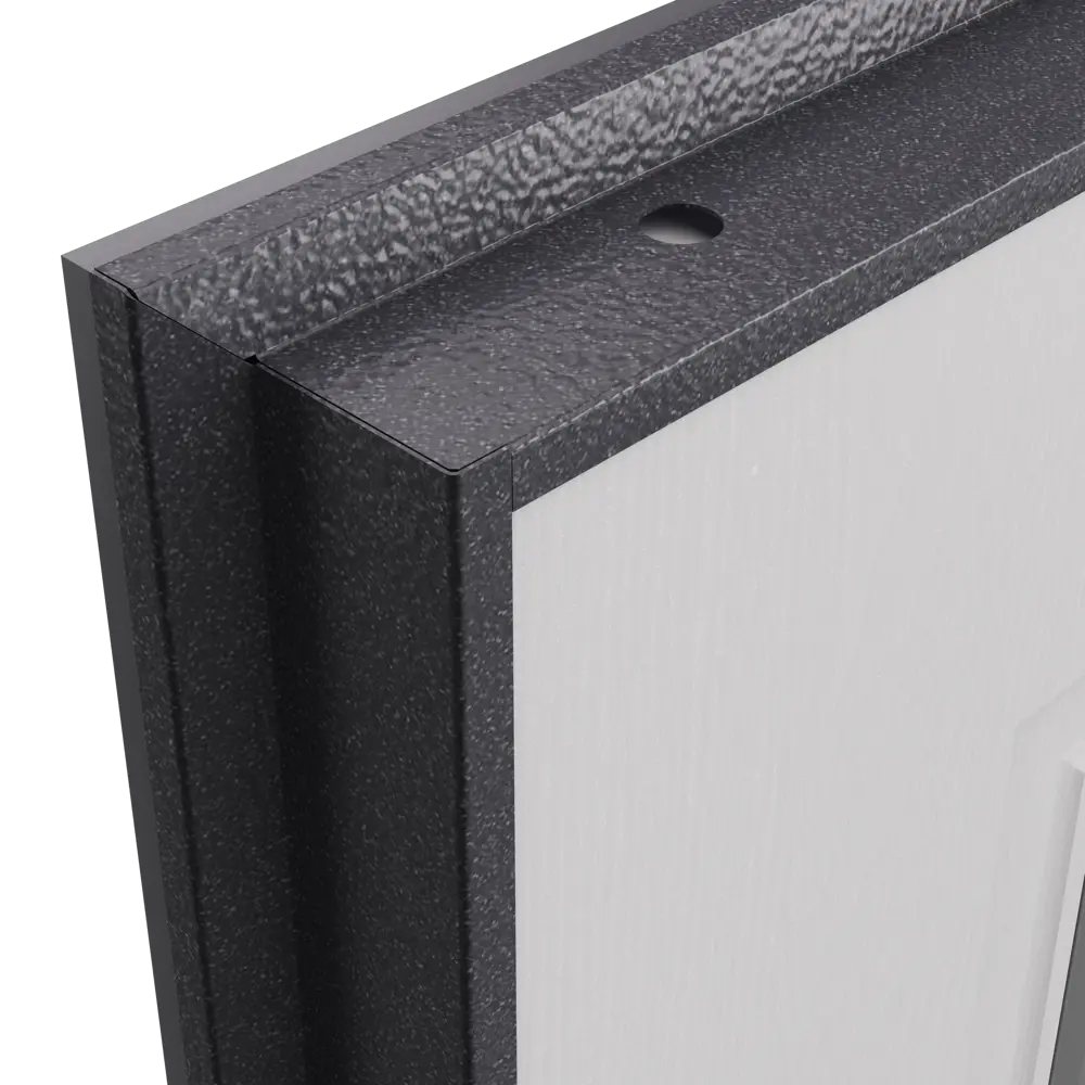 Дверь входная металлическая Гибсон 95x205 см правая скай беленый с зеркалом TOREX STLM-2023843 - Вид №14