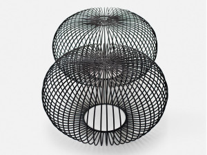 Стальной журнальный столик