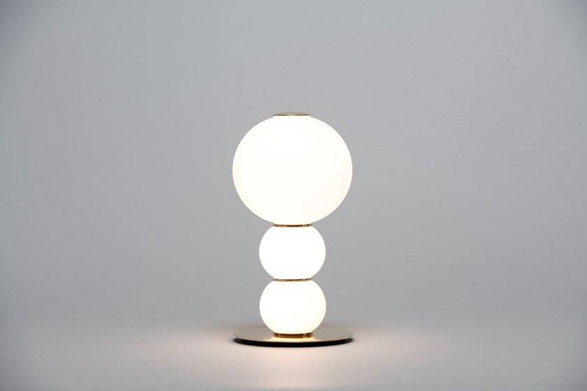 Formagenda Настольная лампа из светодиодного стекла с диммером Pearls sun-id-1427196 - Вид №21