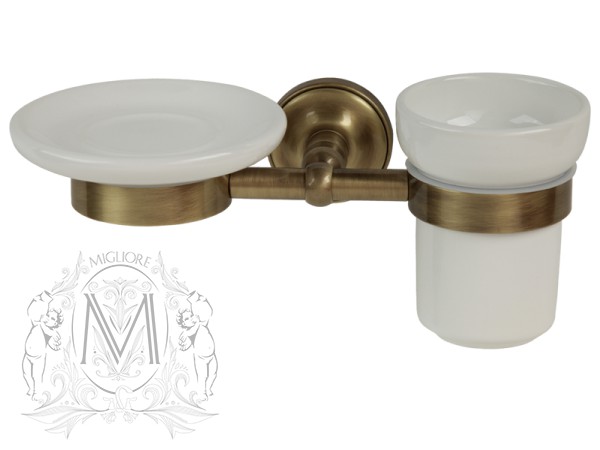 Держатель мыльницы и стакана MIGLIORE Mirella ML.MRL-M066RA - медь ML.MRL-M066.RA - Вид №2
