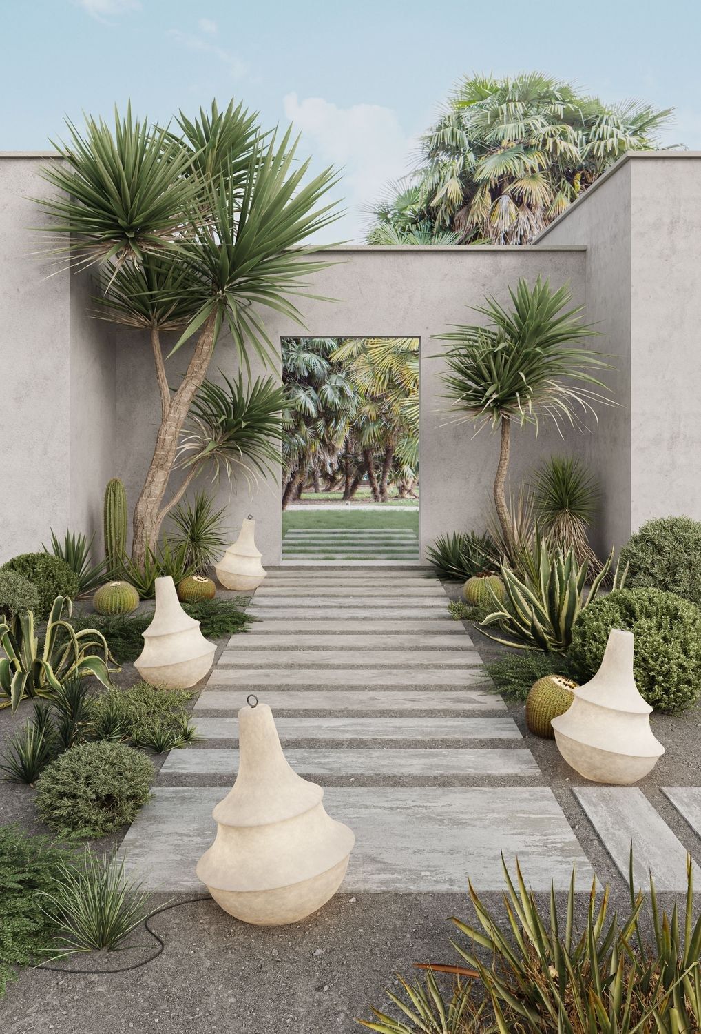 Напольный напольный напольный светильник стеклоткани Karman Lady D ARCH-00023982 - Вид №2