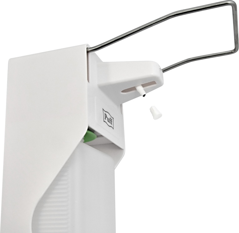 1402.180 Локтевой дозатор для жидкого мыла и дез растворов 1000 мл пластиковый 8197 PUFF  - Вид №3