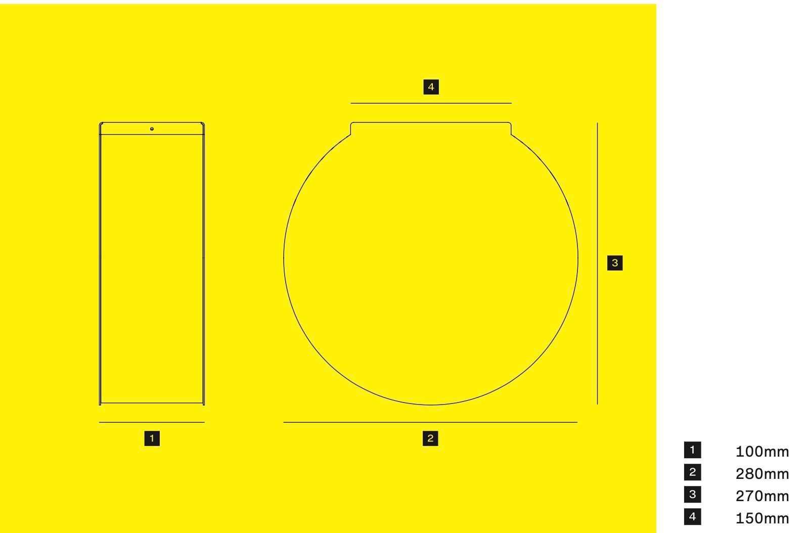 Металлический настенный светильник / потолочный светильник Formagenda CHIP ARCH-00046604 - Вид №19