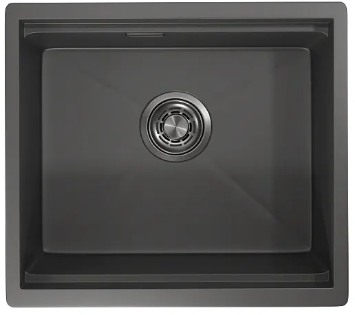 KS-5045U, ГРАФИТ МАТОВЫЙ, стальная кухонная мойка KITCHEN SPACE