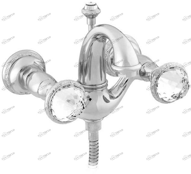 Bronces Mestre Смеситель для ванны на 2 отверстия с кристаллами swarovski® Austral sun-id-1499354