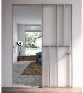 ALBED Распашная дверь из стекла заподлицо со стеной Celine