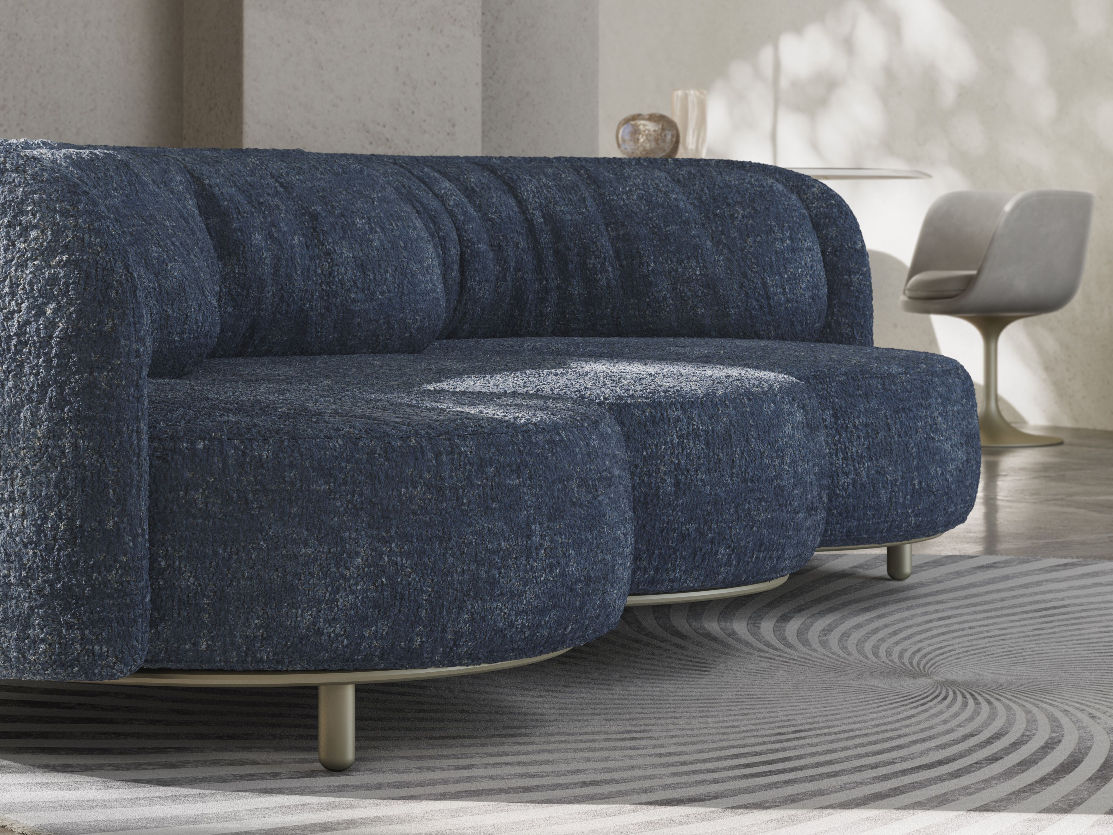 3-местный тканевый диван Natuzzi Italia Deep ARCH-00123062 - Вид №5