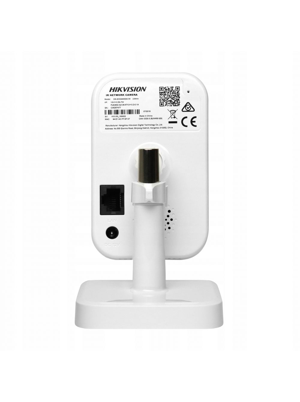 DS-2CD2423G0-IW (2.8mm) 2мп компактная ip-камера с w-fi и exir-подсветкой до 10м Hikvision Santreyd  - Вид №4