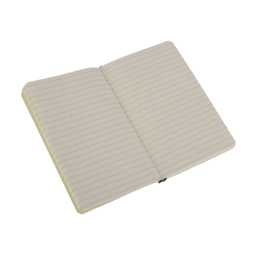 Блокнот Moleskine CLASSIC SOFT 90x140мм 192стр. линейка мягкая обложка фиксирующая резинка черный 385246 - Вид №1
