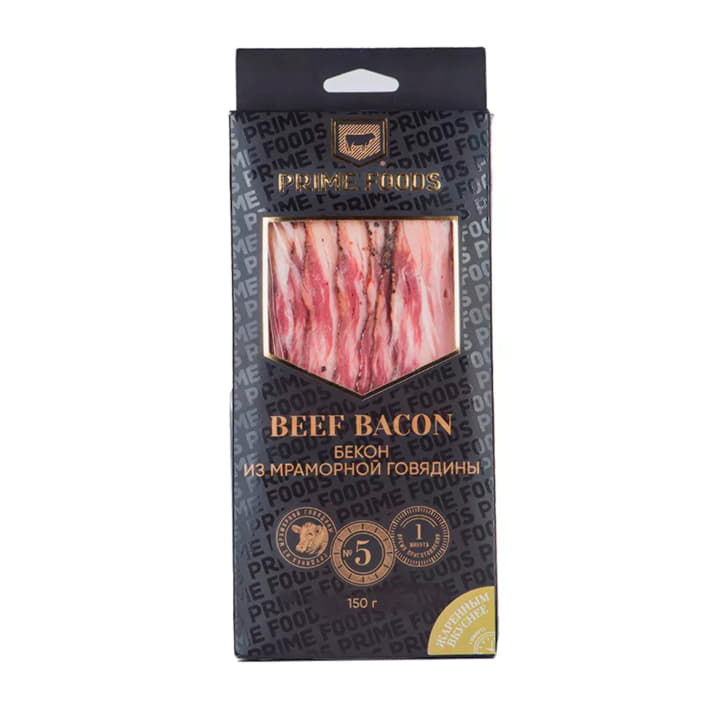 Бекон из мраморной говядины Prime Foods 150 г Santreyd 16812 - Вид №1