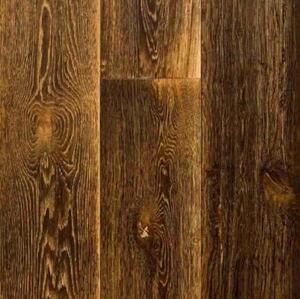 Инженерная доска Siberian Floors Винтаж 2 Тюдор Осветленный Масло Альное Уф Дуб Селект с брашью (Текстурированная) 500-2300х150 мм.