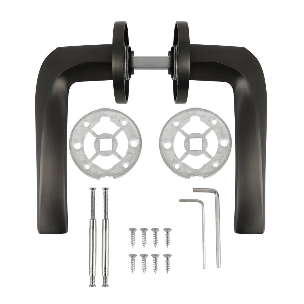 Дверные ручки Edson EDS-88H-R2 в цвете графит 85169310 STLM-0059363 - Вид №1