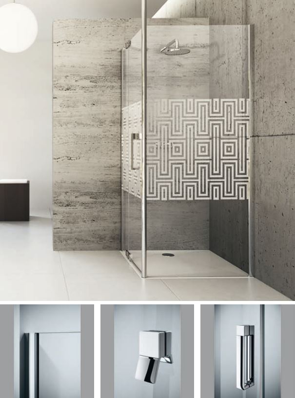 Дверь / Studio Berlin pure с частичным обрамлением 4-х угольная HUPPE sun-id-373945 - Вид №1