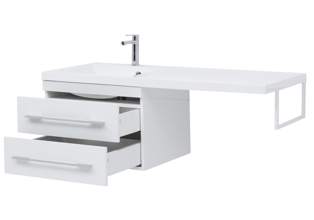 Тумба с раковиной Aquanet Нота 120 L белый 0017148300239565 - Вид №11