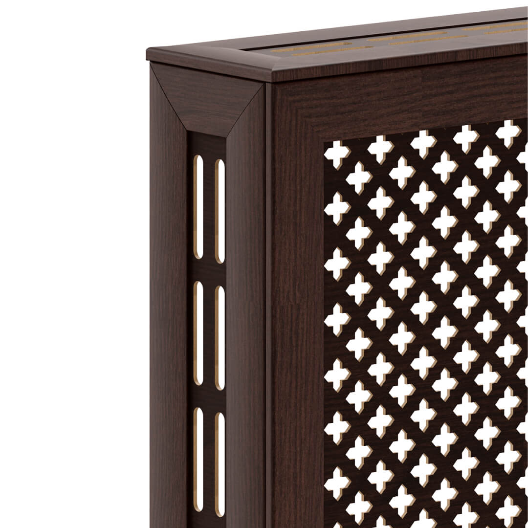 Экран для радиатора 60х60 см Готико венге STELLA Standart STSR-1122