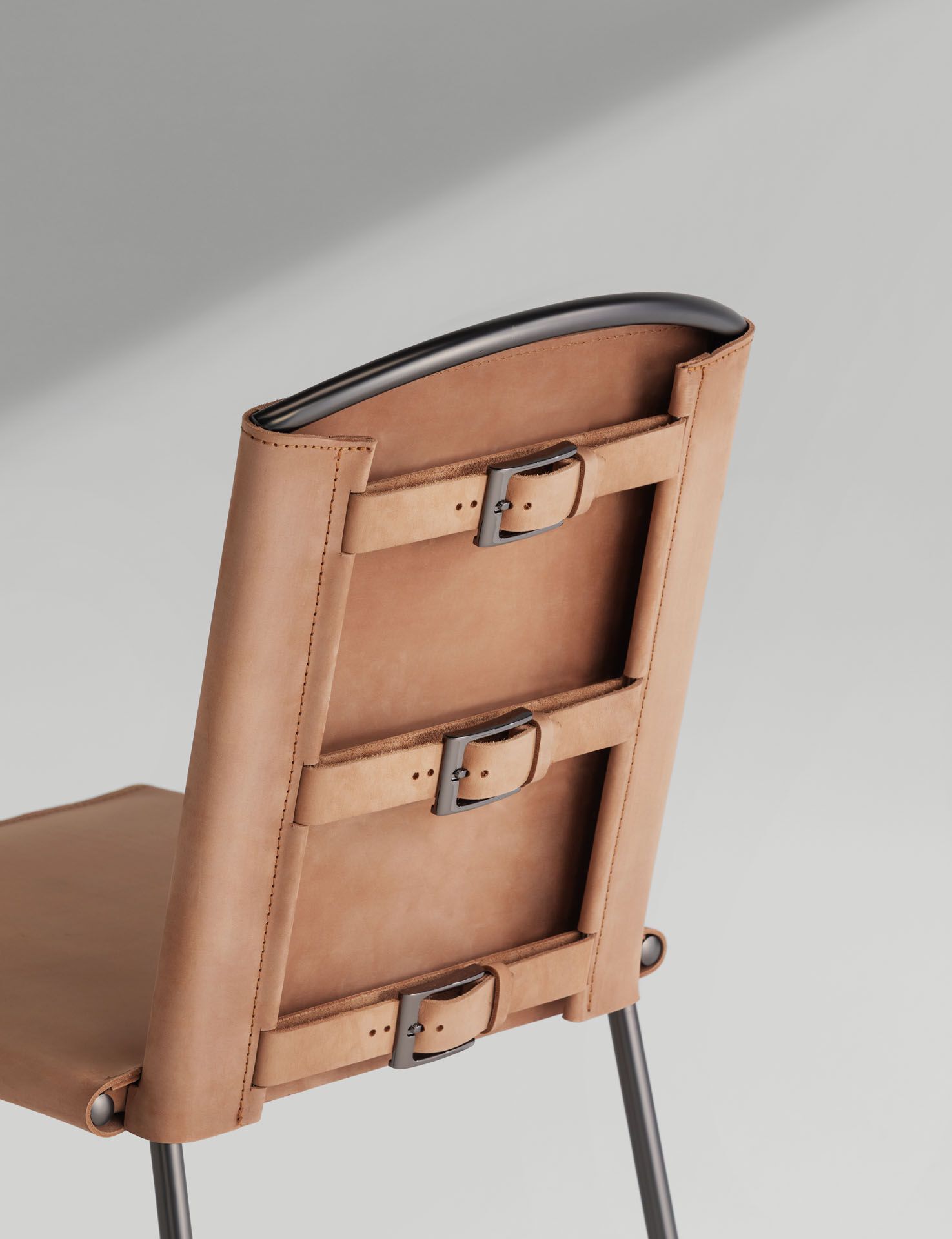 Кожаный стул Midj Rem ARCH-00008019 - Вид №3