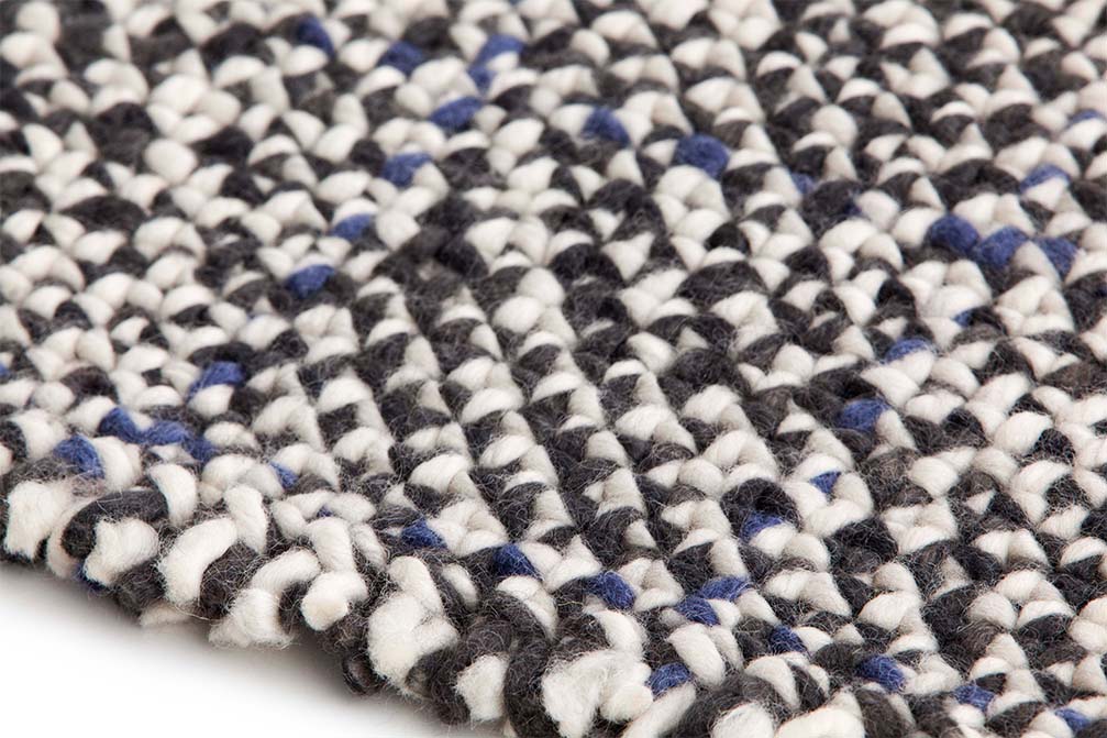 Ковер Waan Light Blue 250x250 от GAN GAN ДИЗАЙНЕРСКИЕ 321602 Серый  - Вид №1