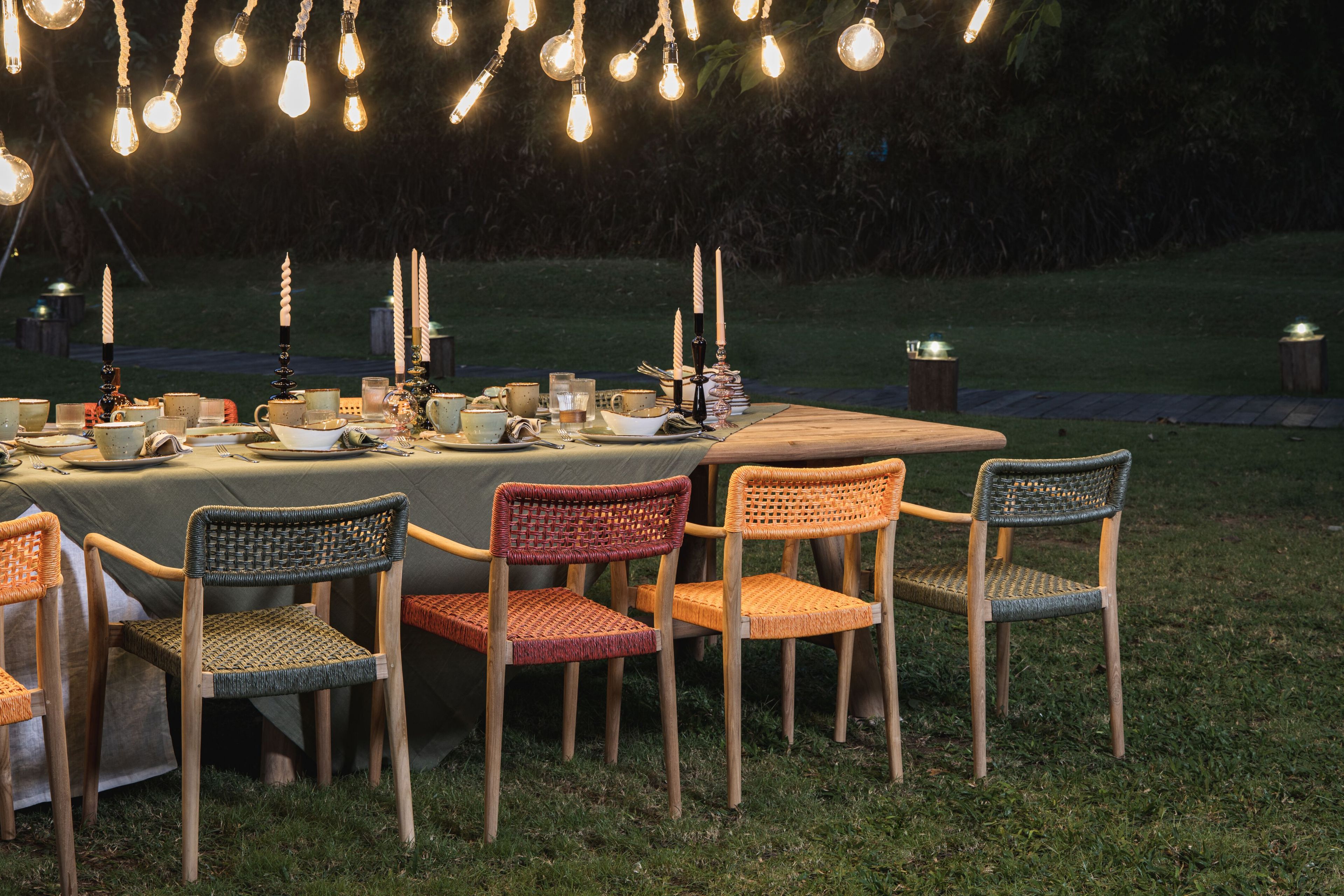 Синтетическое волокно сад стул с подлокотниками cbdesign Iza ARCH-00089933 - Вид №3