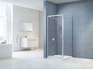 Дверь душевая для установки с боковой панелью KAP90 Merlyn MERLYN IQ Хромированный