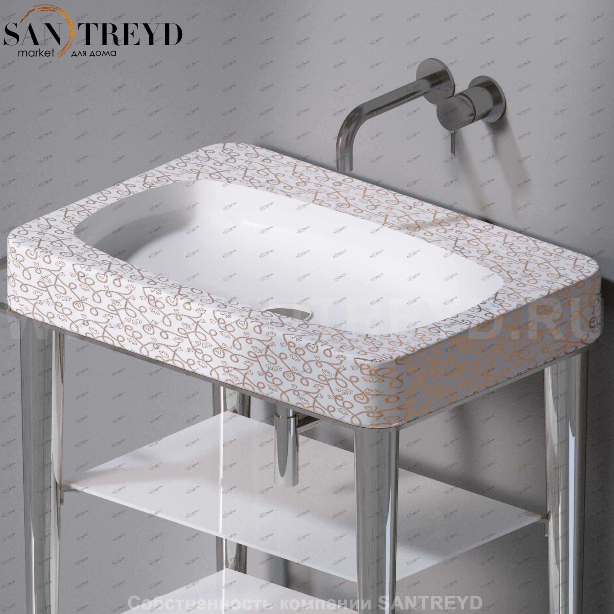 L131400G Накладная раковина на столешницу  прямоугольная A. e T. Italia FUSION AeT ITALIA