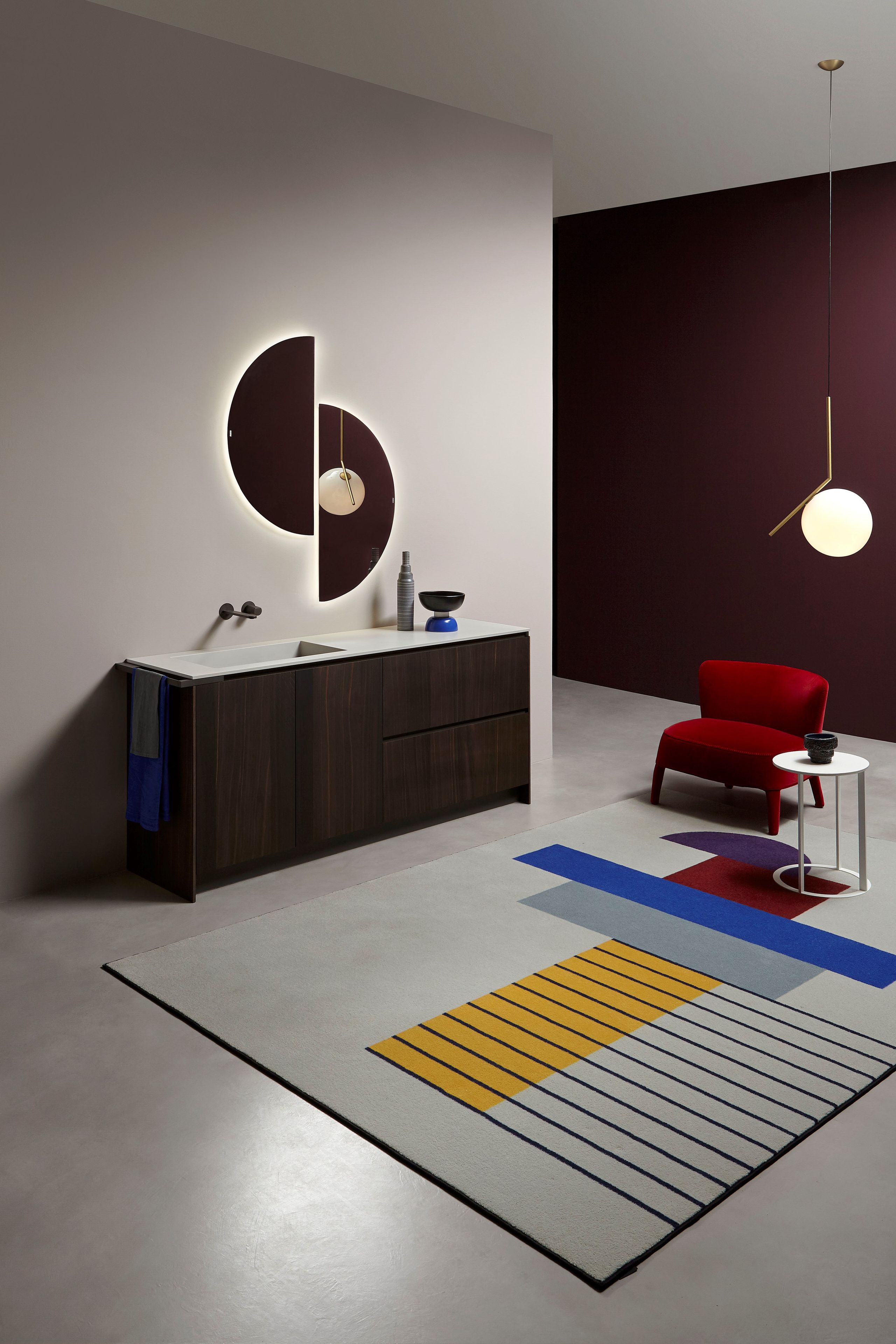 Напольный умывальник с дверцами Antoniolupi Piana ARCH-00004523 - Вид №9