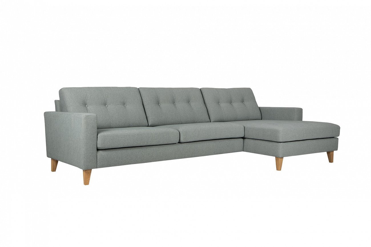 Диван Giorgio угловой серо-голубой SITS ДИЗАЙНЕРСКИЕ, GIORGIO 192006 Серый  - Вид №1