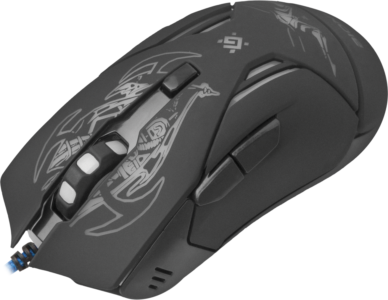 52250 проводная игровая мышь bionic gm-250l оптика,6кнопок,800-3200dpi Defender Santreyd  - Вид №4