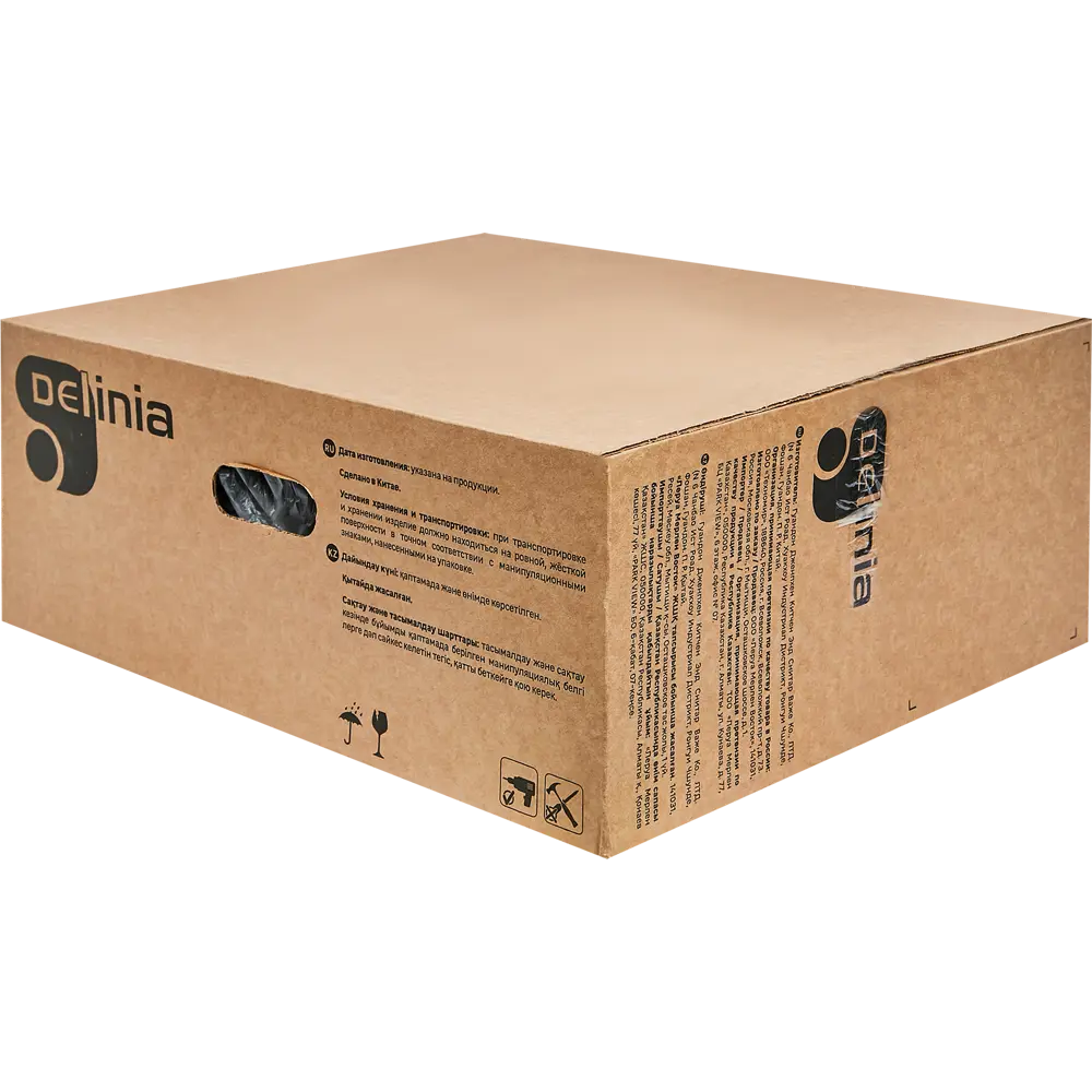 Мойка для кухни врезная Delinia 50x50 см глубина чаши 20 см нержавеющая сталь цвет черный 89350866 STLM-2181179 Мойка врезная - Вид №7