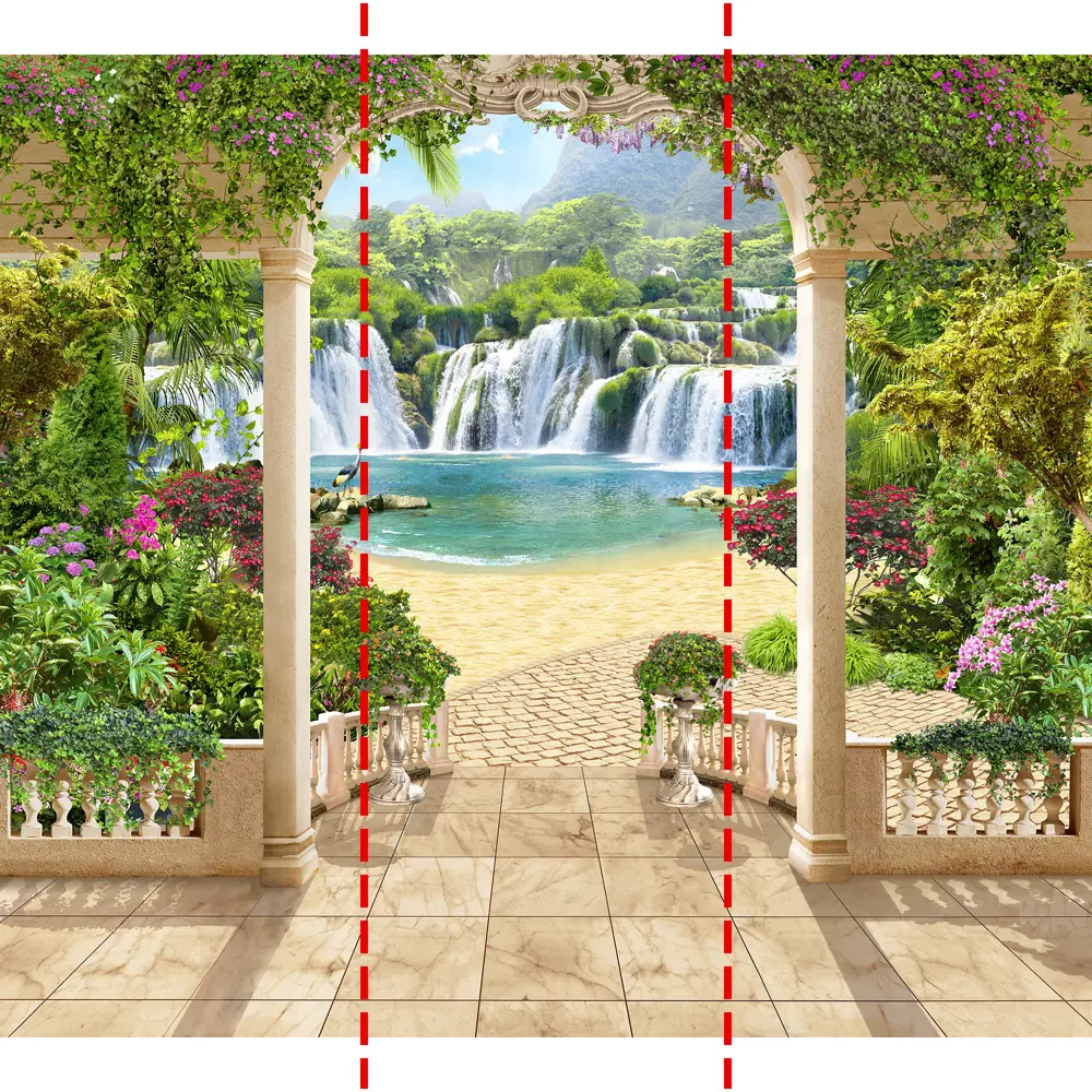 Фотообои Чудесный вид флизелиновые 300x270 см. 10382-Л МОСКОВСКАЯ ОБОЙНАЯ ФАБРИКА Malex factory STLM-2017853 - Вид №2