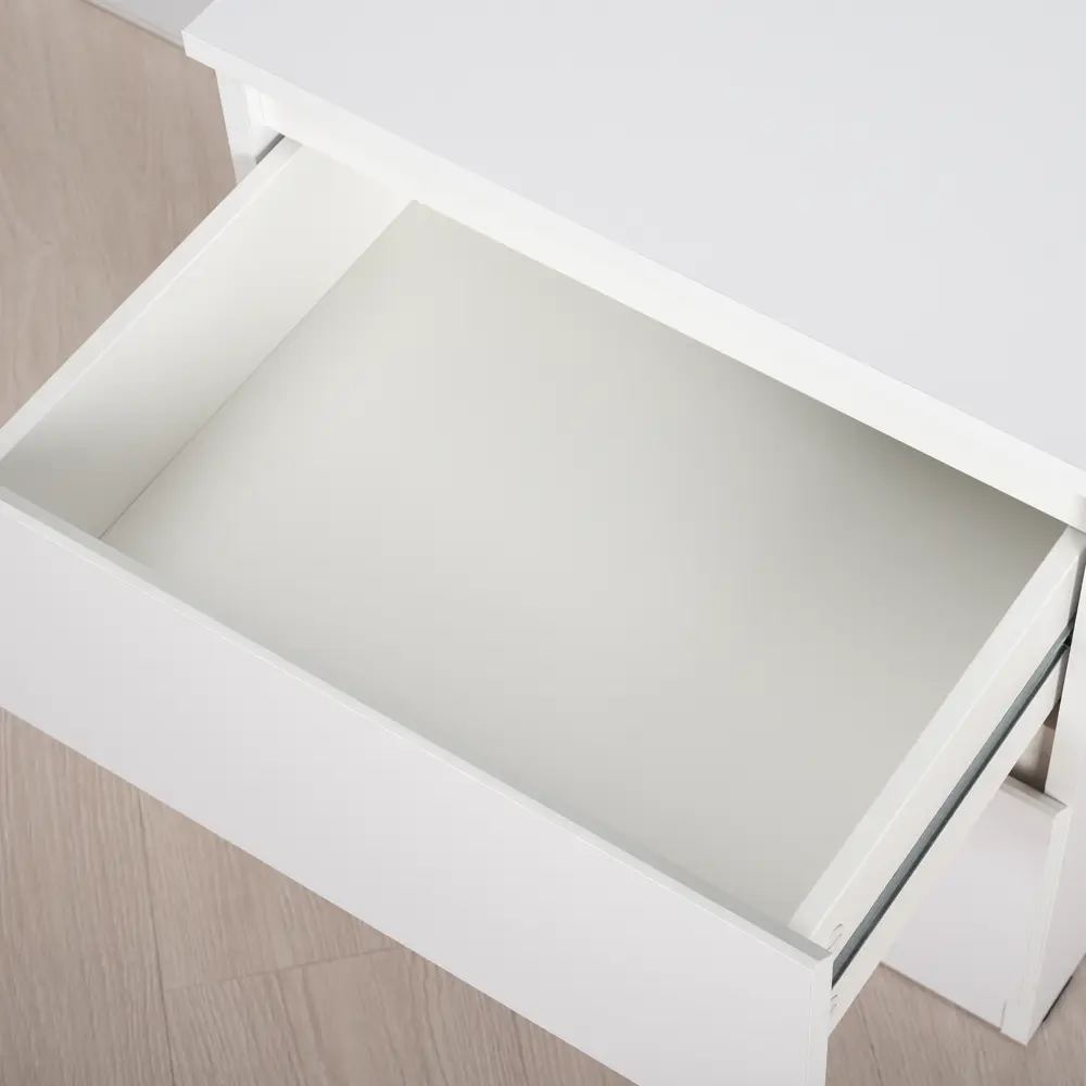 Тумба прикроватная 2 ящика 49x53.8x38.2 см ЛДСП цвет белый Santreyd STLM-2073632 - Вид №10