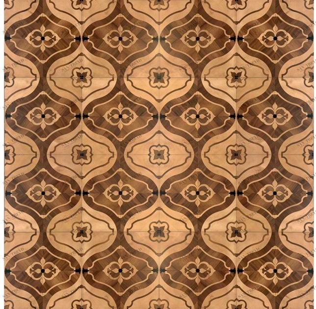 FOGLIE D'ORO Геометрический деревянный пол I moduli heritage sun-id-1368059