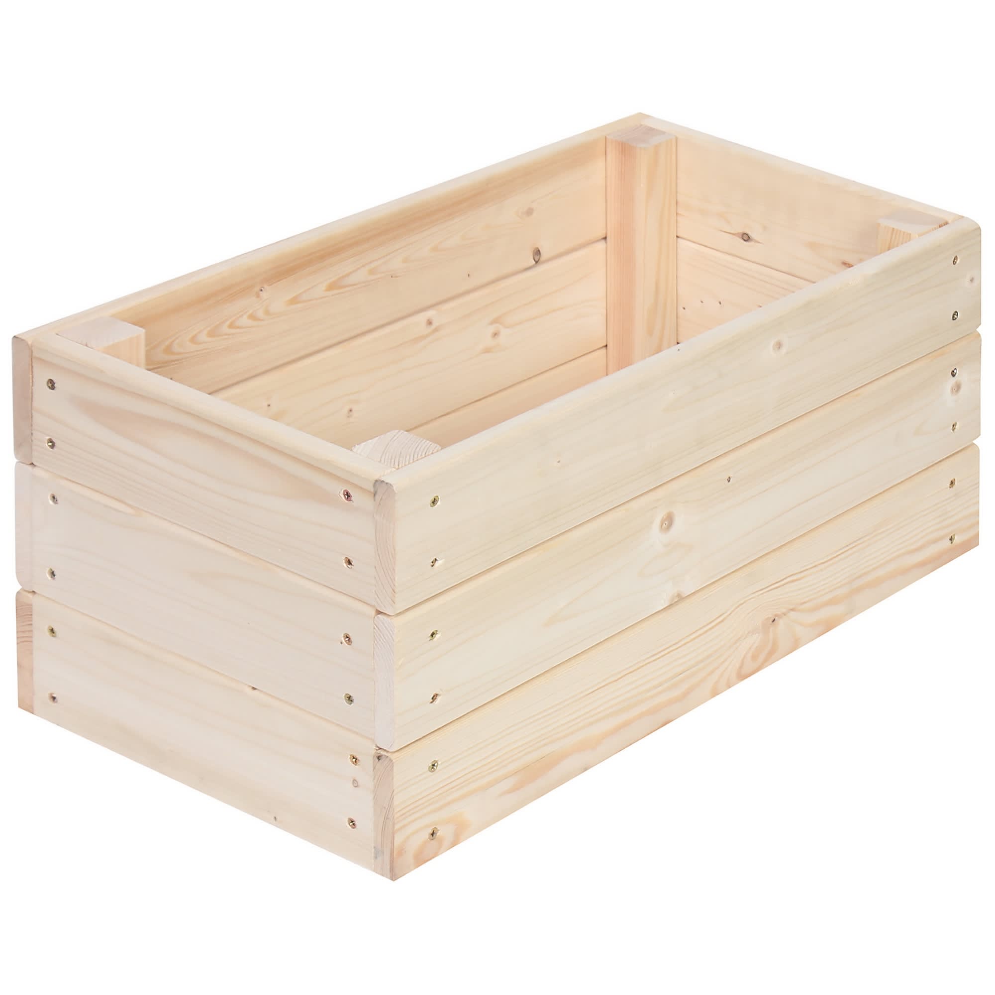 18587049 Ящик цветочный 62x33x27 см дерево бежевый Santreyd 