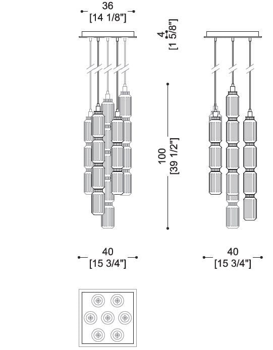 Подвесной светильник Pyrex® Sicis Балет ARCH-00016863 - Вид №3