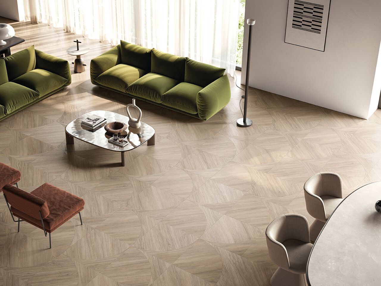 Пол / облицовка керамогранита под дерево Ceramiche Refin Wood Look ARCH-00064684 - Вид №2