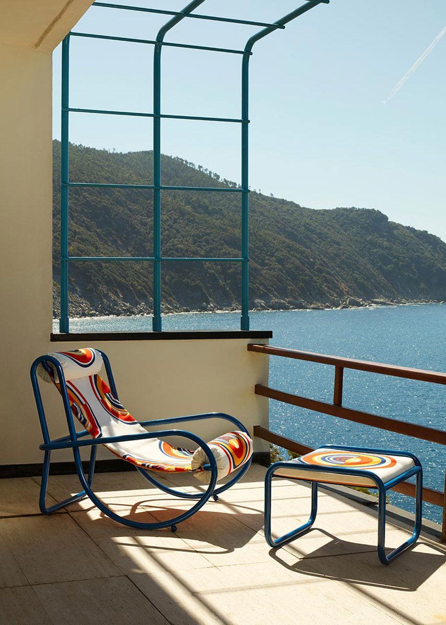 Тканевый шезлонг с подлокотниками Exteta Locus Solus ARCH-00105356 - Вид №4