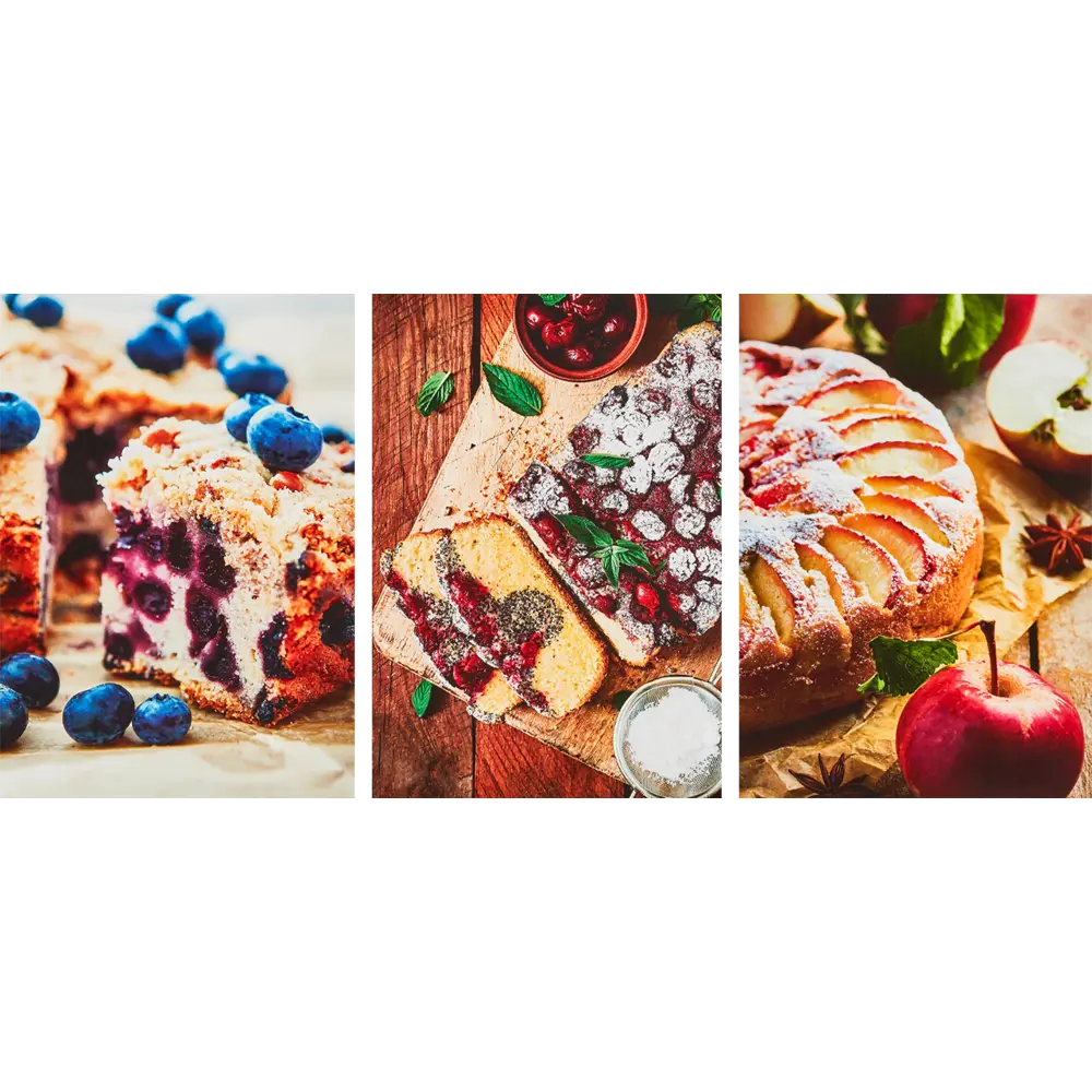 Постер Вкусные истории 21x29.7 см 3 шт. 85817832 STLM-2106381 АРТ ДИЗАЙН 