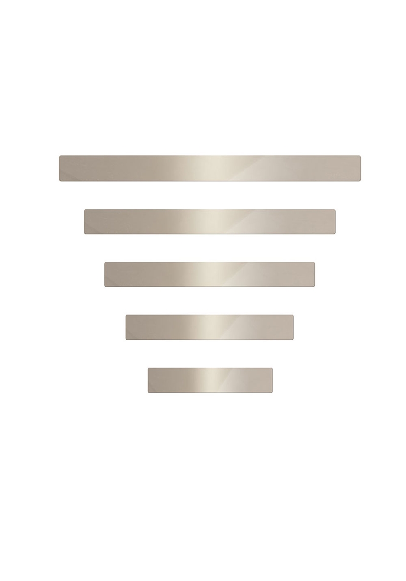 1259 Вставка В Ручку Перевозить Высокий Шкаф, Хром, Упаковка Из 3 Шт. Noro  Хром 